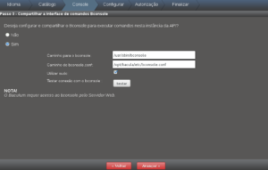 Baculum 9, 11 e superior - Configuração Gráfica do Bacula, Administração e API 3