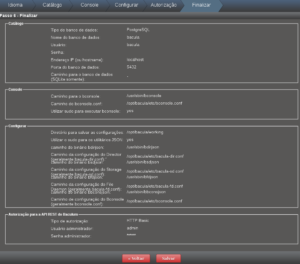 Baculum 9, 11 e superior - Configuração Gráfica do Bacula, Administração e API 7