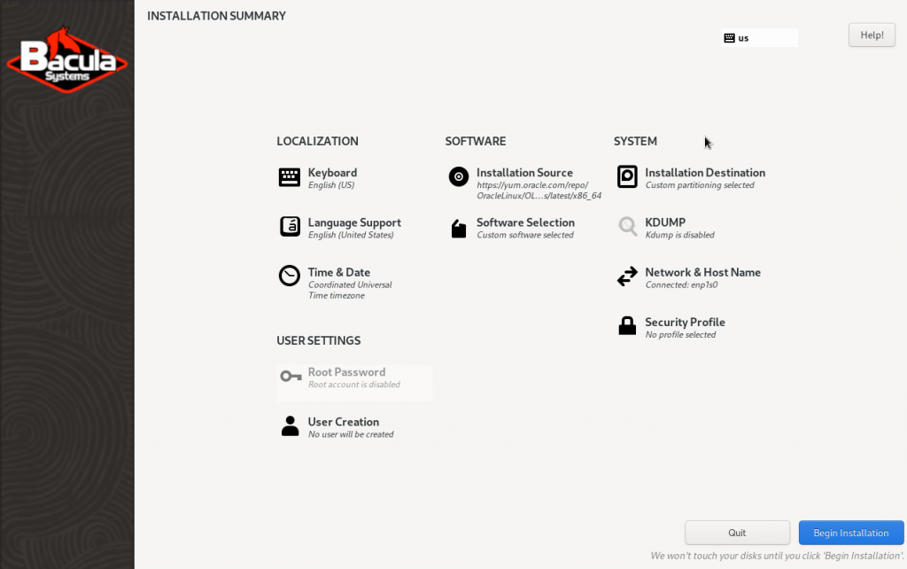 BaculaOS (Bacula Operating System) 3