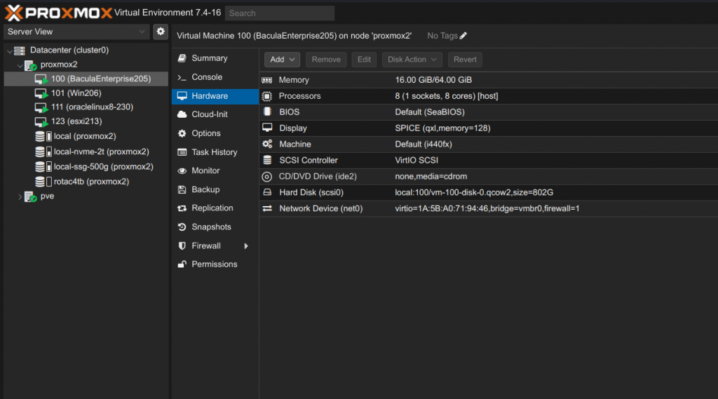 Comparativo Performance Bacula Enterprise versus Veeam: Bacula até 1250% mais rápido 13